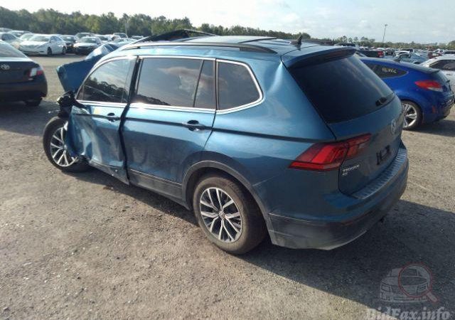 Volkswagen Tiguan 2019 Синий 2B 2000 см3