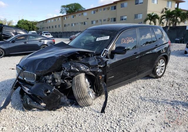 BMW X3 28iX 2012 Черный 668 2000 см3