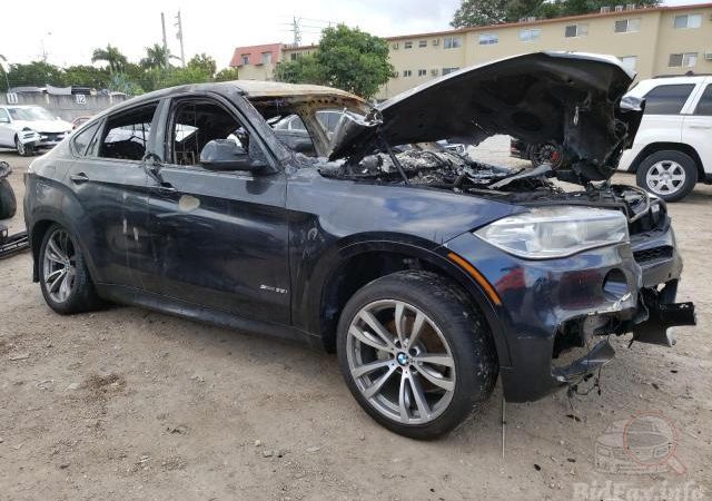 BMW X6 F16 2015 Черный 416 3000 см3